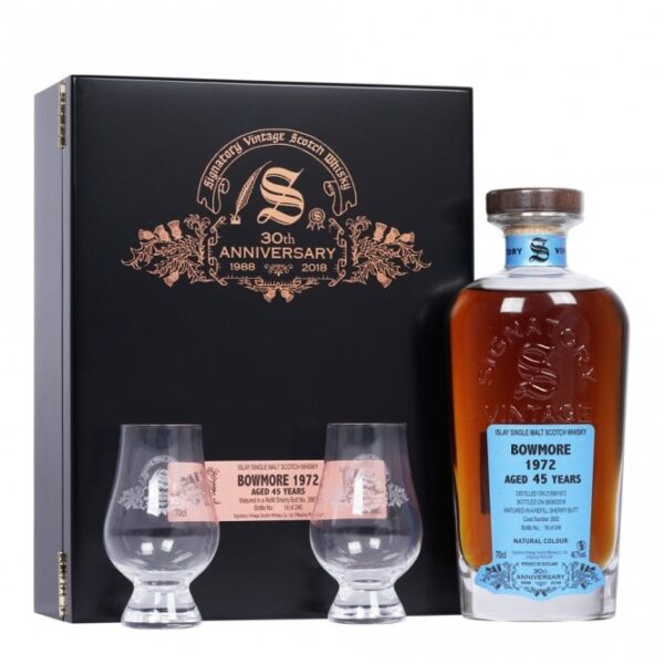 Bowmore 1972 - 45 Year Old - Signatory 30th Anniversary