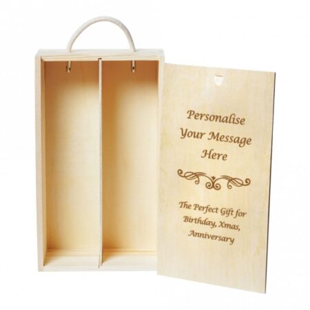 Personalised Wooden Gift Box - Double