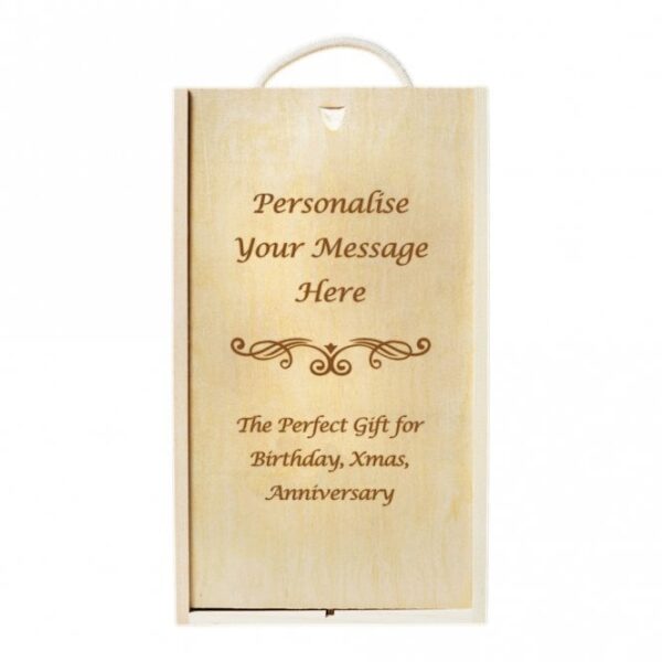 Personalised Wooden Gift Box - Double